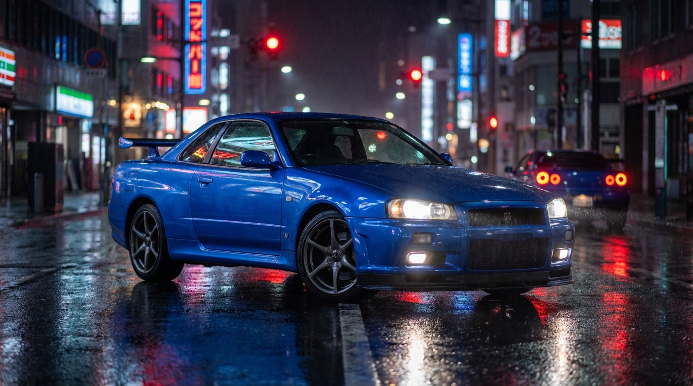 découvrez la nissan skyline r34 gt turbo, la voiture japonaise culte qui fascine les passionnés et continue de faire rêver les amateurs de vitesse et de design emblématique.